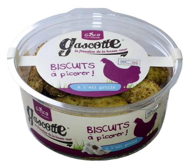 friandise pour poules à l'ail