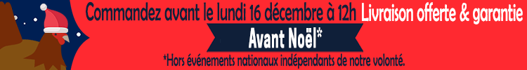 Livraison offerte et garantie avant Noël